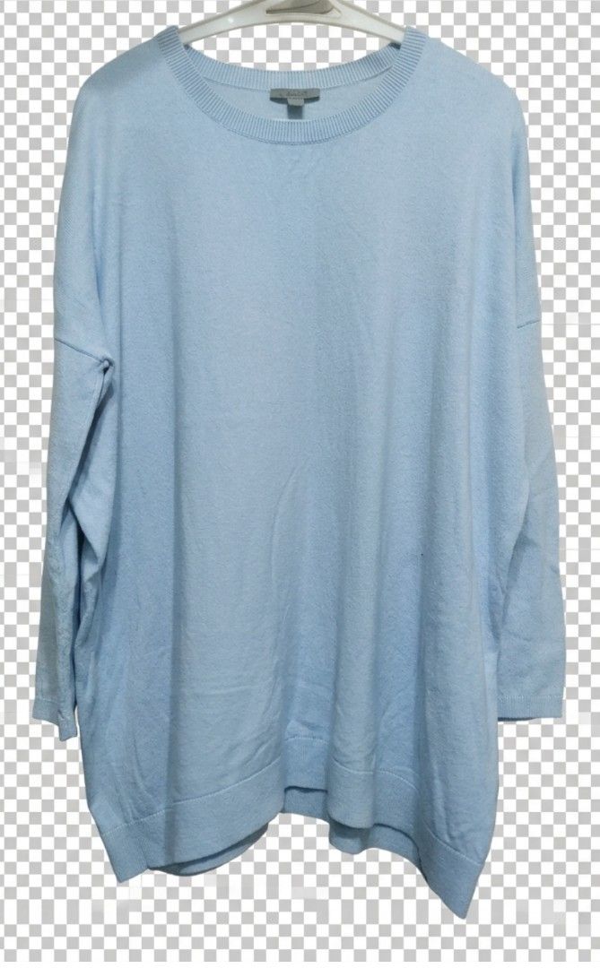 COS Light Knit Powder Blue Top (Category: Longsleeves) located in Quezon City. Submitted by chph1st (Listing ID 1470453690, Image 2). Description: xs on tag but runs very big. can fit ul to xl..