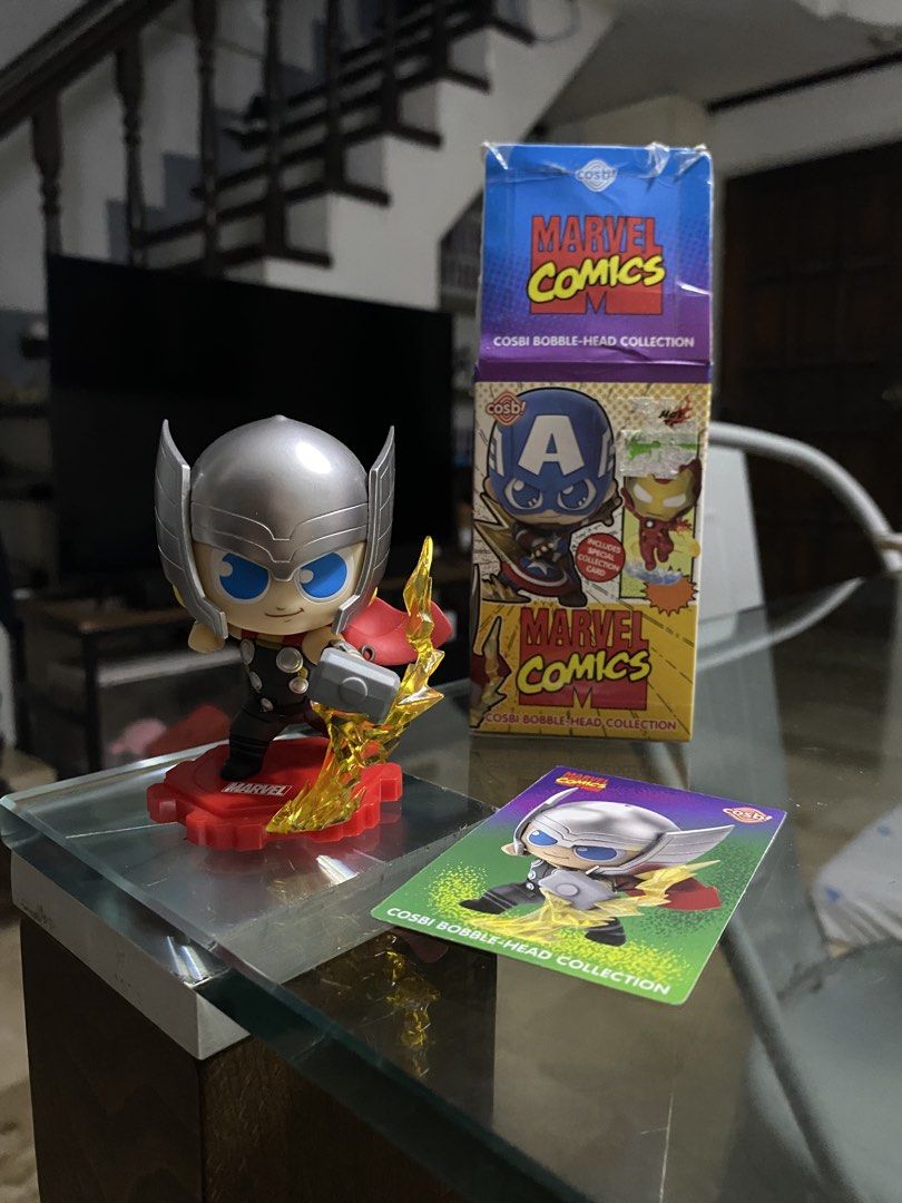 Cosbi Marvel Comics THOR (Category: Figurines & Statues) located in Manila. Submitted by kolekt_ron.toys (Listing ID 1470545523, Image 1). Description: For Sale: Cosbi Marvel Comics THOR (Back in box) - ₱300 Loc: Marikina City MOP: Gcash Lalamove or LBC.