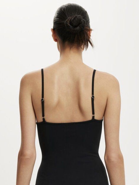 Cotton on black dress (Category: Dresses) located in Manila. Submitted by brownbutterlatte (Listing ID 1470467743, Image 2). Description: Used once. Fits S-M. Adjustable straps. RFS: Decluttering. .