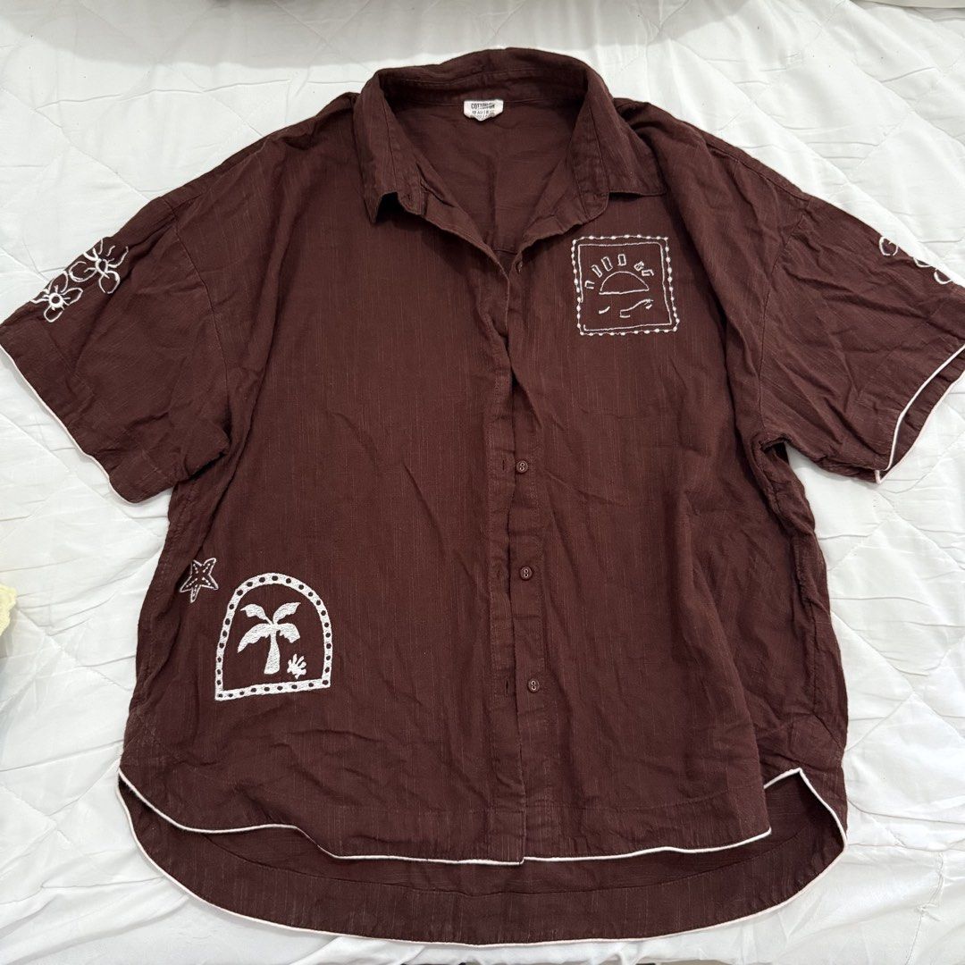 Cotton On Linen Beach Polo (Category: Shirts) located in Davao. Submitted by aug_amari (Listing ID 1470426100, Image 1). Description: prettiest!! size fits S .