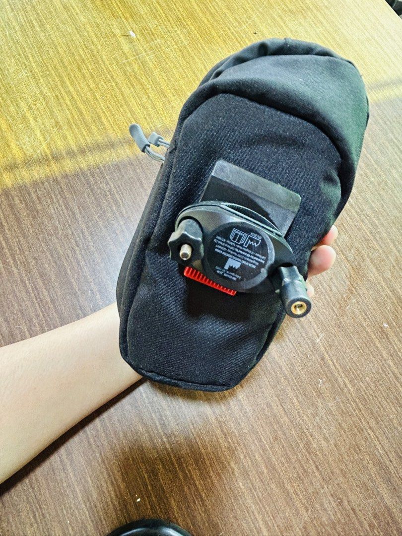 Crivit Bicycle Smartphone Holder Bag Handlebar Mount Black (Category: Bicycles) located in Manila. Submitted by starbalesukandjapansurplus (Listing ID 1470555264, Image 3). Description: - Brand: Crivit - Color: Black - Touch-sensitive clear front window for easy phone use while riding - Built-in headphone cable port at the bottom - Secure handlebar clamp mount - Weather-resistant zipper closure to keep your items dry - Essential accessory for com