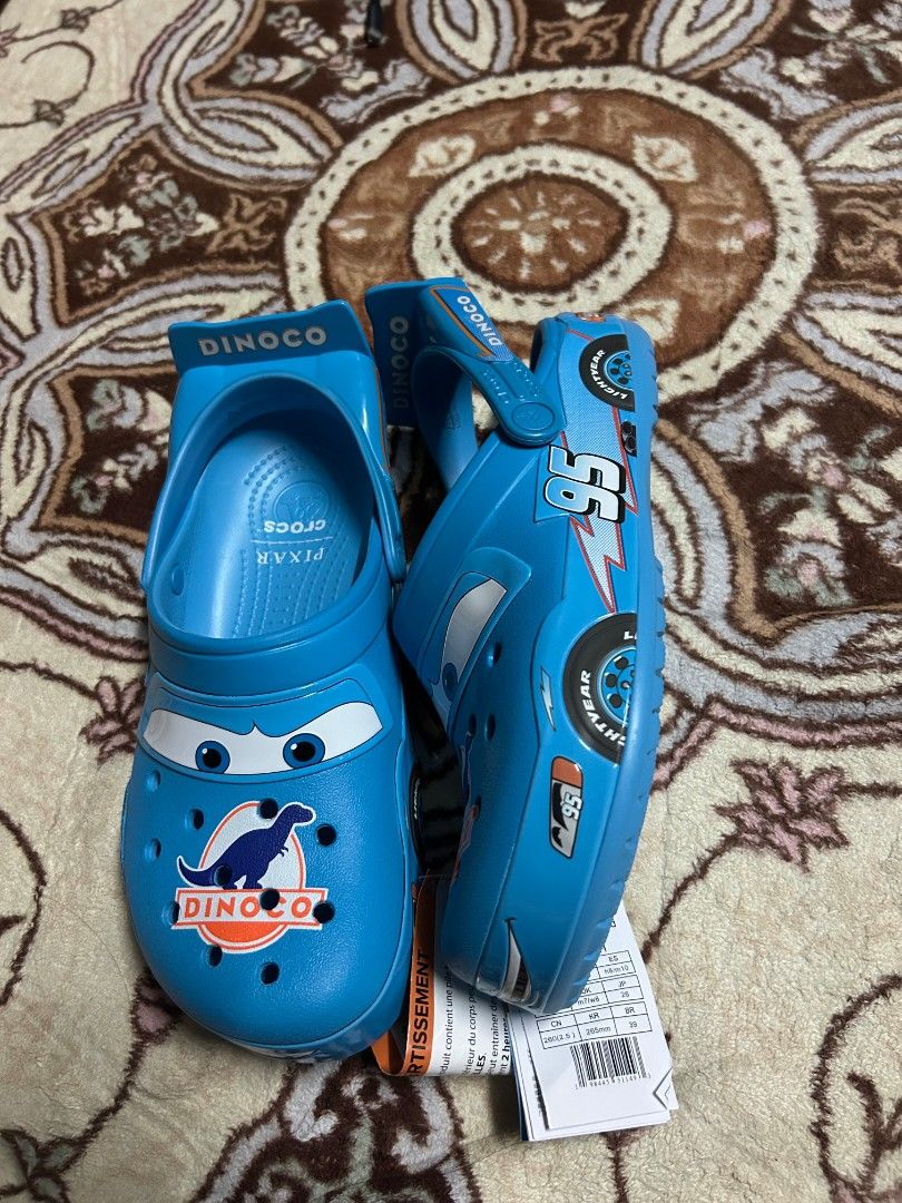 Crocs Pixar Cars Lightning McQueen Dinoco Clogs Size M8 W10, Men's ...