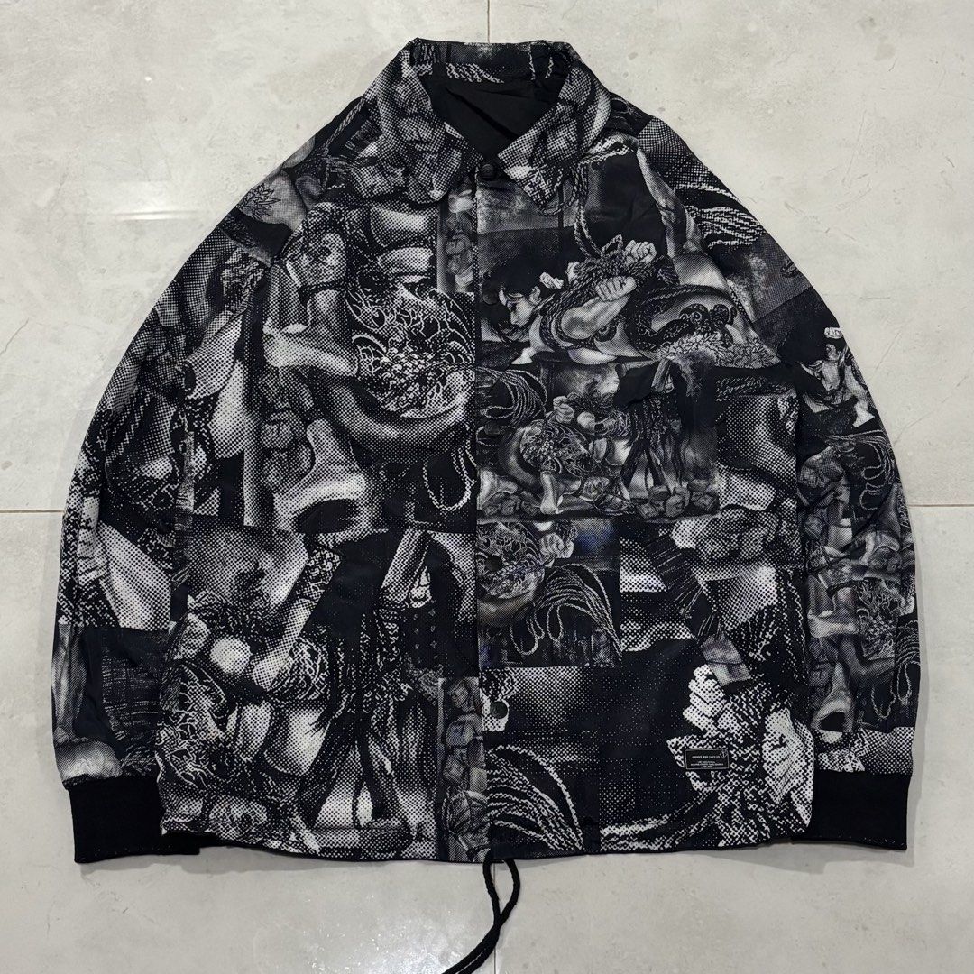Crooks & castles reversible coach jacket (Category: Coats, Jackets and Outerwear) located in Cebu City. Submitted by florianmiral28 (Listing ID 1470517768, Image 1). Description: Crooks & castles reversible coach jacket Excellent condition Medium W 23.5 L 29.5.