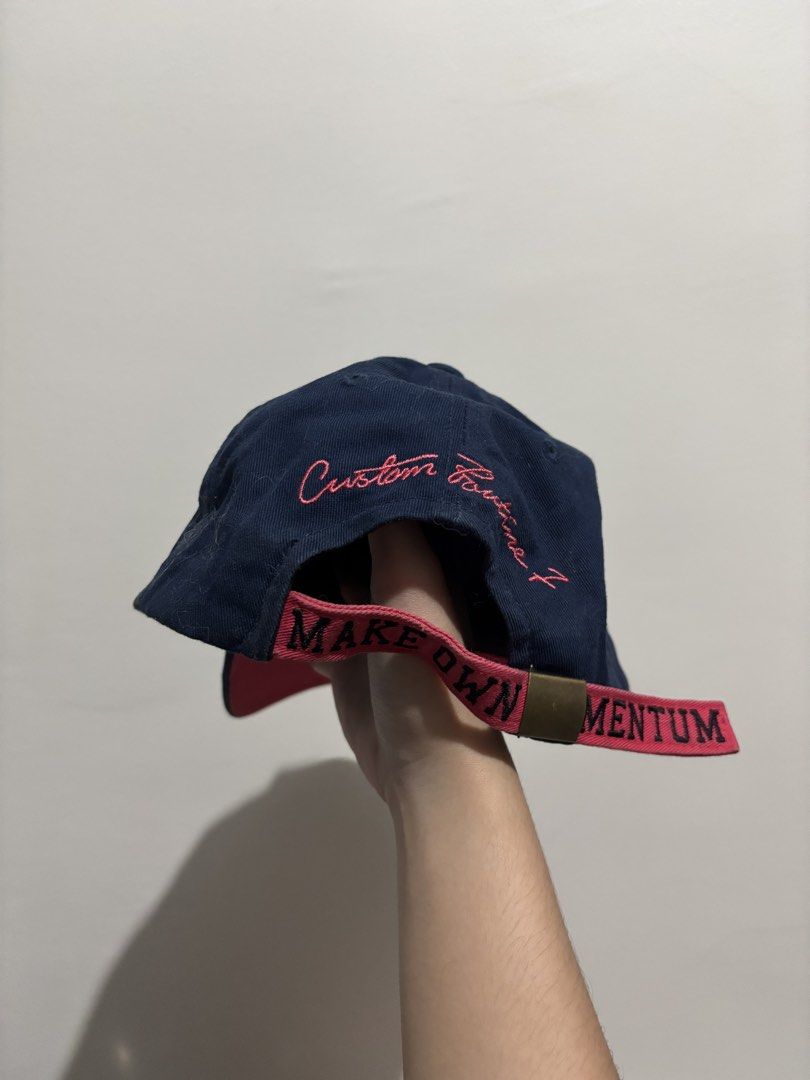 Custom Routine 7 Navy Blue Baseball Cap (Category: Caps & Hats) located in Manila. Submitted by aysshxx (Listing ID 1470477569, Image 2). Description: .
