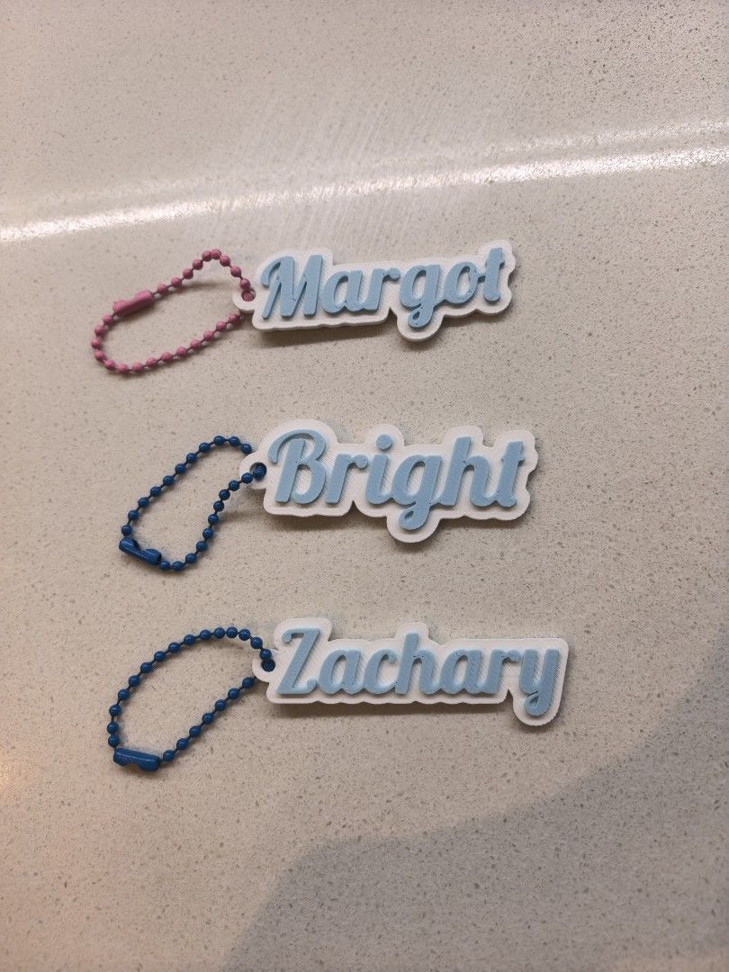 Customized Name Keychain (Category: Handmade Craft) located in Paranaque City. Submitted by kiddiecaveph (Listing ID 1470513814, Image 1). Description: Send us a message. 09175121227.