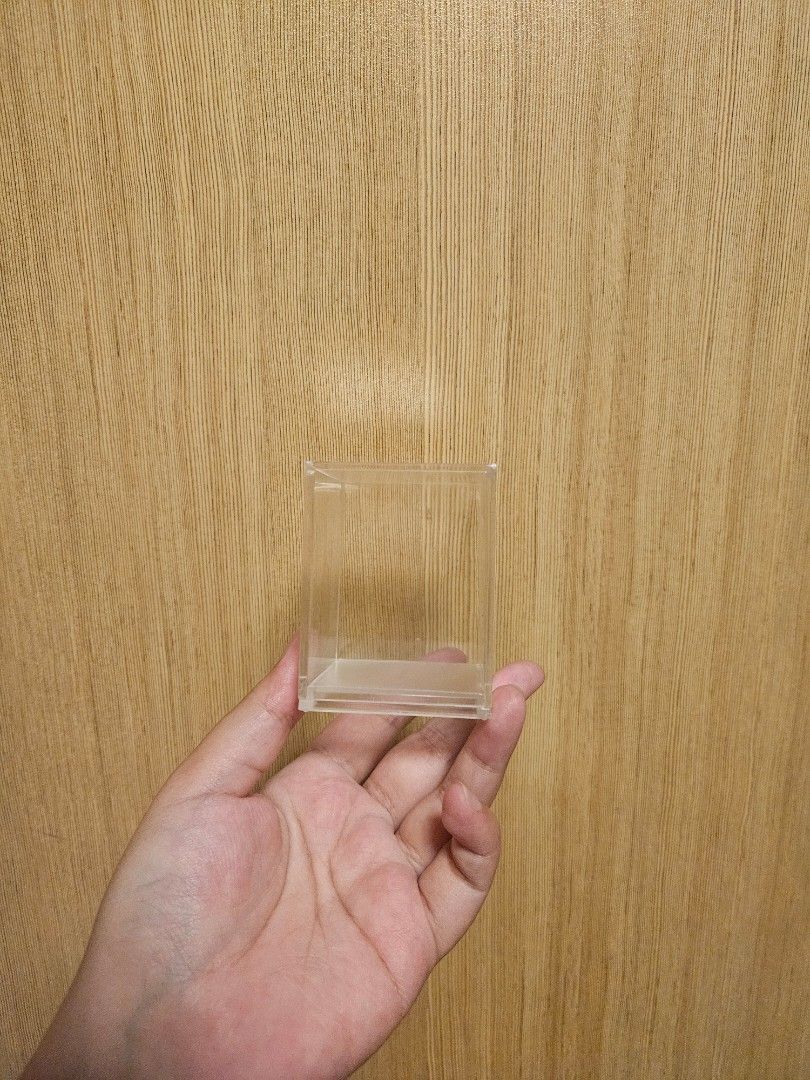 Daiso Clear Acrylic Cube display case (Category: Storage Boxes & Baskets) located in Manila. Submitted by declutter_daruma (Listing ID 1470459041, Image 3). Description: RFS: Rush decluttering. Not new. please manage your expectations.