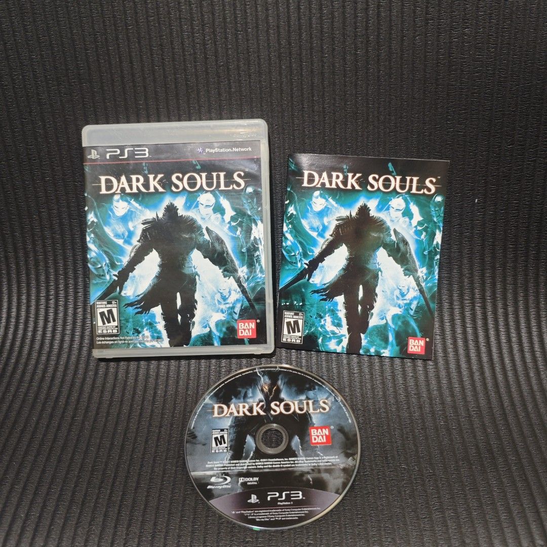 Dark Souls PS3 Game R1 (Category: PlayStation) located in Quezon City. Submitted by shopme_gadget30 (Listing ID 1470519588, Image 1). Description: kindly read the details first for sale fixed price mint condition tested and working with Case and disc game (no scratches) with Manual compatible to ps3 console R1 Region qc area meet up: sm north shipping fee must shoulder by the buyer via lalamove or grab payment: bdo/gcash happy gaming everyone.
