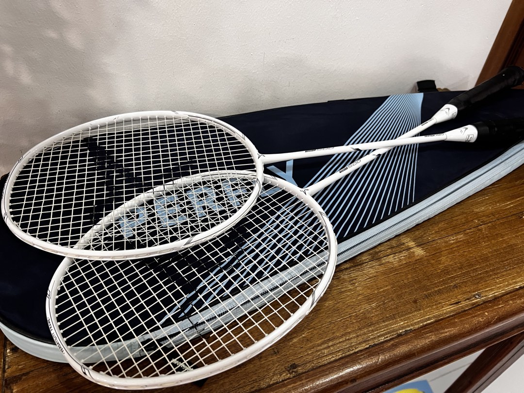 Decathlon Perfly 500 Badminton Rackets Pair With Cover, Sports ...