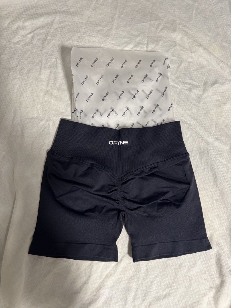 DFYNE Black Impact Shirt and Shorts Set (Category: Activewear) located in Manila. Submitted by glossywife (Listing ID 1470487363, Image 3). Description: Both size small Tried on only, never worn out Mop: bank transfer Mod: grabexpress / lalamove / j&t.