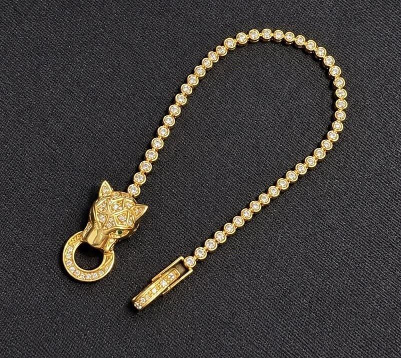 Diamond Panther Bracelet (Category: Bracelets) located in San Pedro. Submitted by loveeofgoldiss (Listing ID 1470456187, Image 2). Description: .