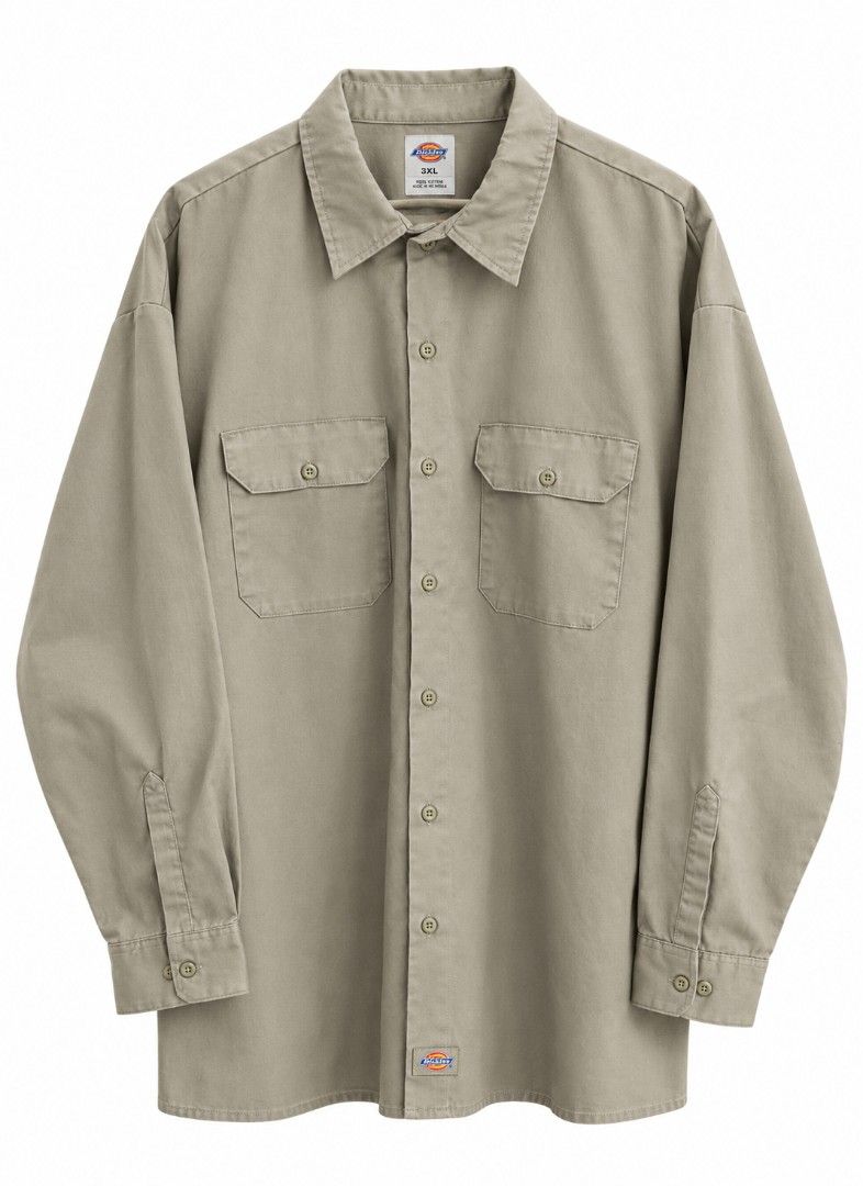Dickies Khaki longsleeve 3XL (Category: Activewear) located in Villasis. Submitted by znivvfinds (Listing ID 1470358148, Image 1). Description: Asnew condition.