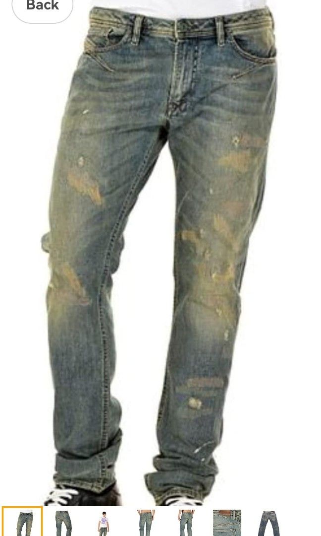 Diesel SHIONER (Category: Jeans) located in Taguig. Submitted by iyz6666goods (Listing ID 1470380949, Image 1). Description: Diesel SHIONER Size 34 Length 44 Hem 7.5 Excellent condition No issue 1750 only.