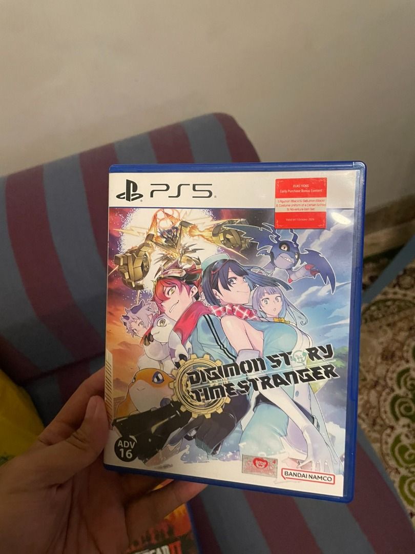 Digimon Story Time Stranger PS5 (Category: PlayStation) located in Antipolo. Submitted by Benjgeronimo (Listing ID 1470473941, Image 1). Description: Digimon Story Time Stranger PS5 Price: 1700 pesos - Ready to game! - Pristine excellent condition, like new - Location: Antipolo, Cogeo - PM for inquiries and more info. RFS: Finished playing.