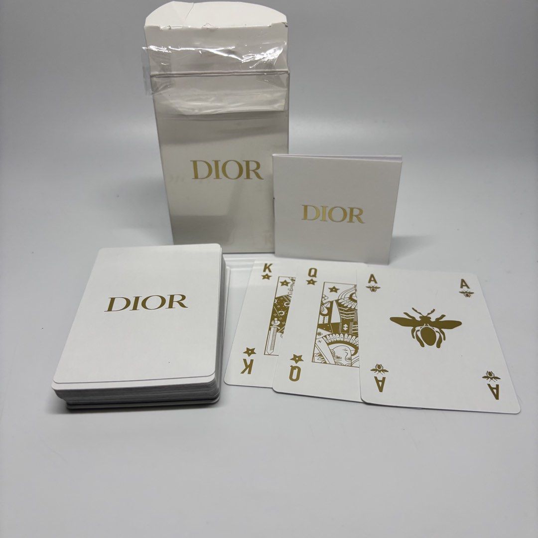 DIOR Christian Dior Playing Cards Deck (Category: Character Goods) located in General Trias. Submitted by shxx_phine (Listing ID 1470369215, Image 1). Description: 📌LP posted, PLS refrain from haggling 📌 all items are japan surplus finds 📌 STRICTLY mine now, pay after invoice 📌 NO RUSH shipping (we ship every tues & fri, depending on our availability) 📌 NO cancellation, return and refunds mod | j&t, lalamove mop | gcash , maribank 📍cavite, 