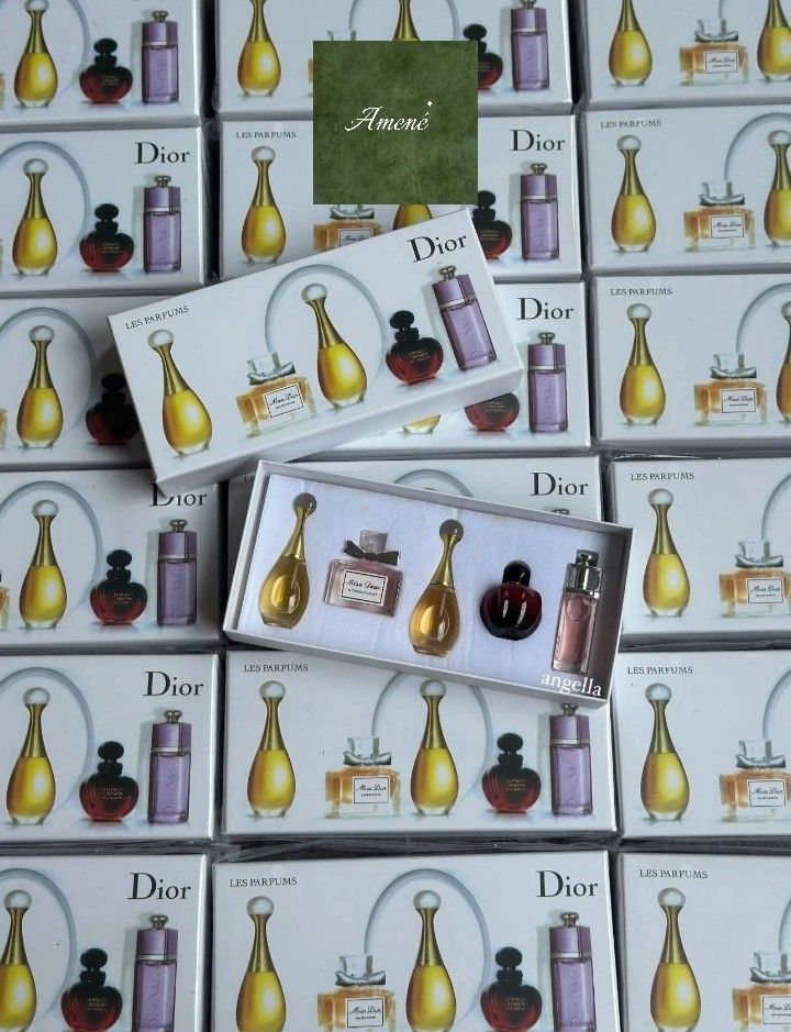 Dior Les Parfums Miniature Perfume Gift Set (Category: Fragrance & Deodorants) located in Caloocan City. Submitted by 11selenoph94089 (Listing ID 1470415520, Image 3). Description: we offer reseller price (10pcs).