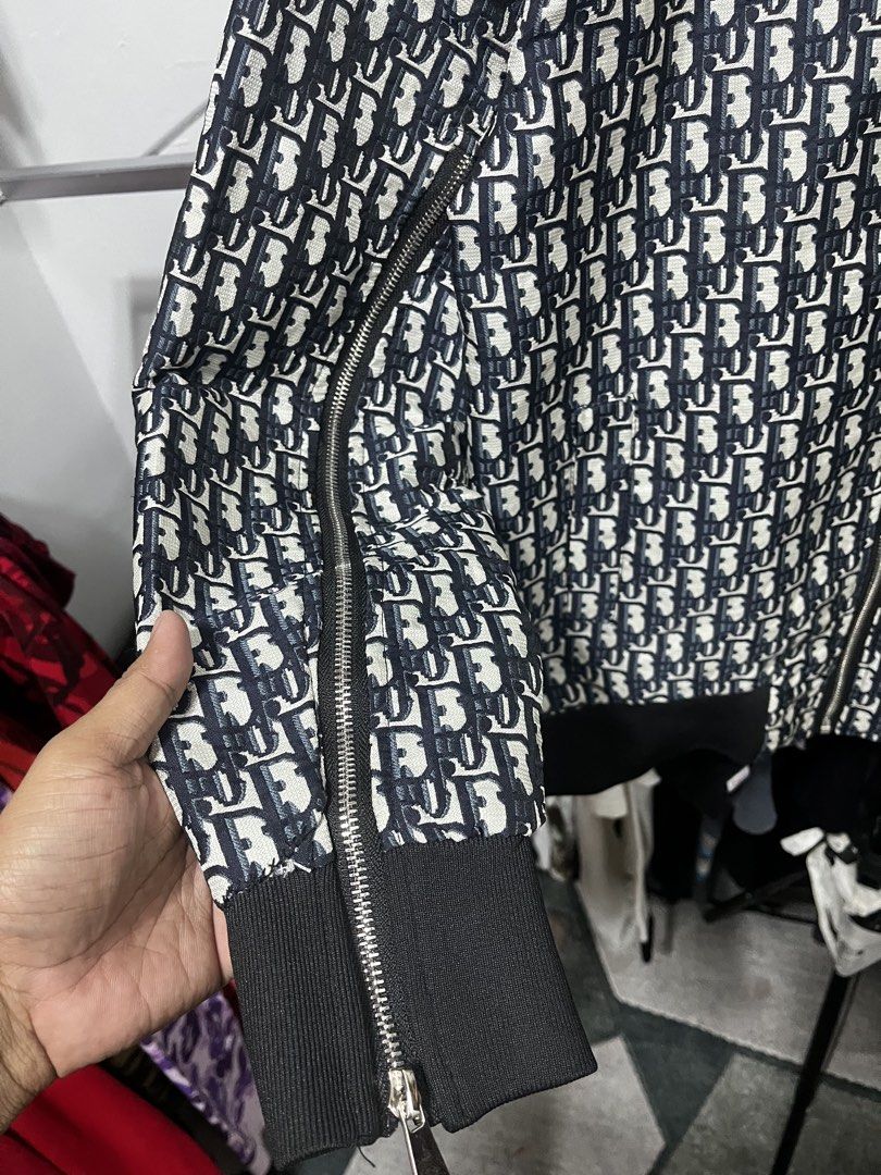 Dior Oblique Monogram Bomber Jacket XS (Category: Coats, Jackets and Outerwear) located in Cabuyao City. Submitted by undergroundthrift03 (Listing ID 1470516230, Image 3). Description: CHRISTIAN DIOR ZIPPER DOWN JACKET Brand: DIOR Dimes: 20.5 X 25.5 Colorate: 9.8/10 Condition: 9.8/10 Issue: None Mode of payment: Gcash (Pay now ship now) Mode of shipping: J&t Location: Cabuyao, Laguna.