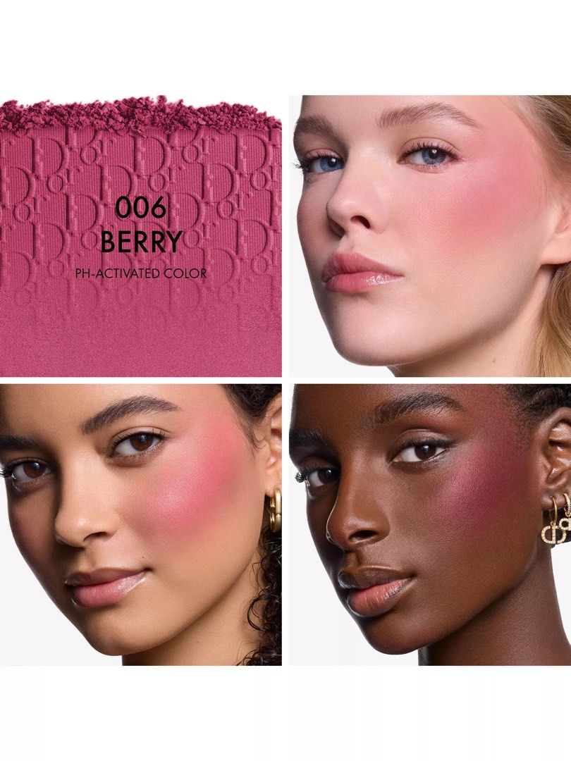 Dior Rosy Glow Blush Berry (Category: Makeup) located in Pasay City. Submitted by keynbloom (Listing ID 1470507100, Image 3). Description: - swatched only (can pass as bnew).