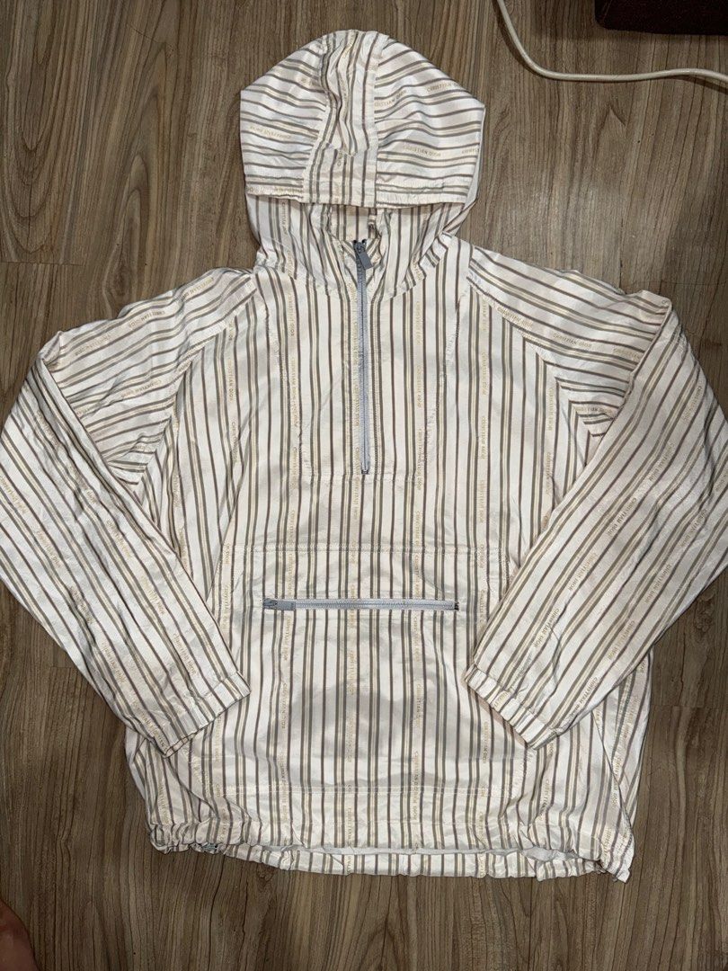 Dior striped silk blend anorak (Category: Luxury Apparel) located in Manila. Submitted by kaisero (Listing ID 1470468734, Image 1). Description: Dior SS21 Men’s Striped Silk Blend Half-Zip Anorak Jacket size 46 may minimal issues lang siya message me nalang para sa ibang details Slightly nego pa naman po.