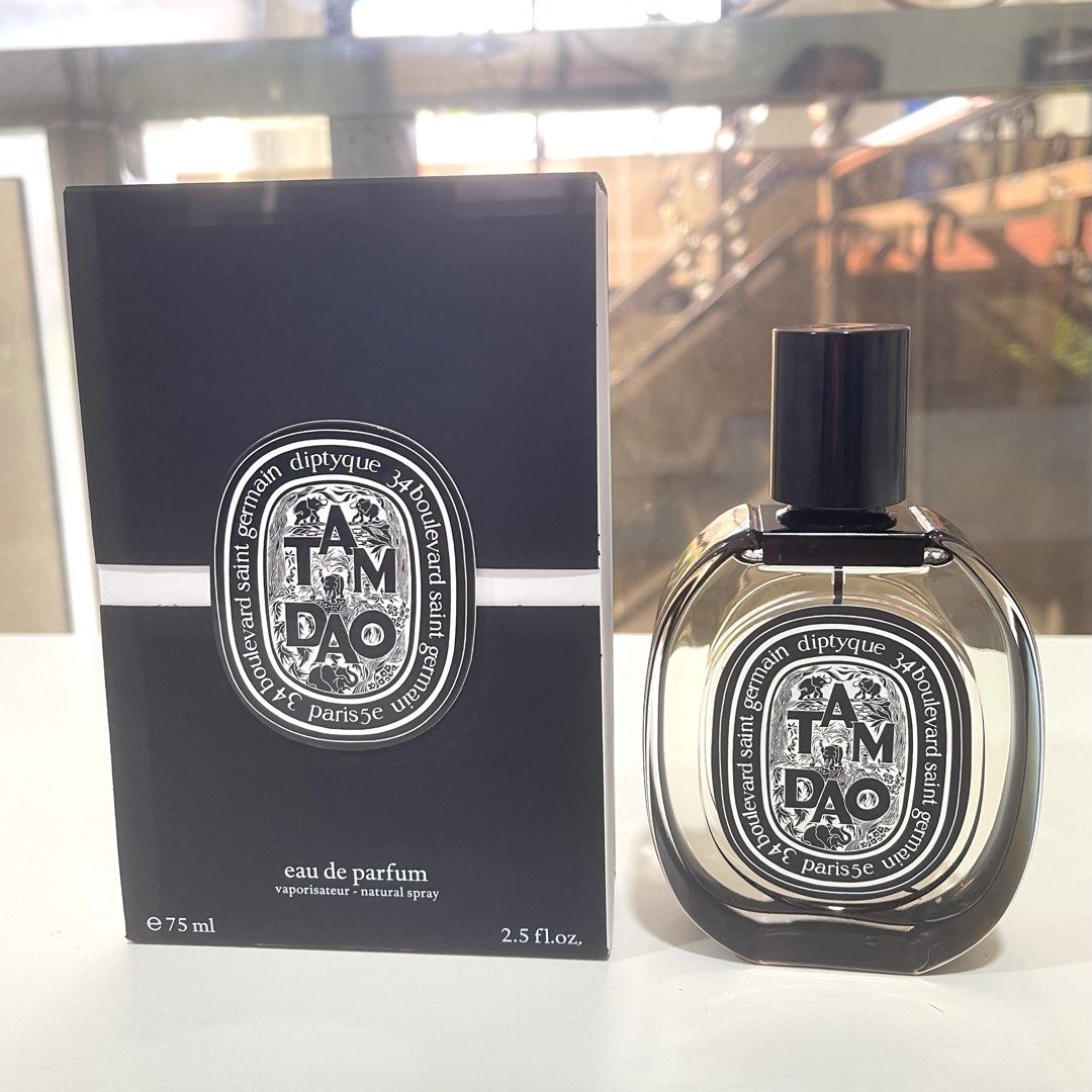 Diptyque Tam Dao Eau de Parfum 75ml (Category: Fragrance & Deodorants) located in Bauan. Submitted by sheryljoydg (Listing ID 1470401221, Image 1). Description: diptyque Tam Dao EDP 75ml Brand new, unsealed (inamoy lang) Loc: Batangas Selling for ₱8.5k.
