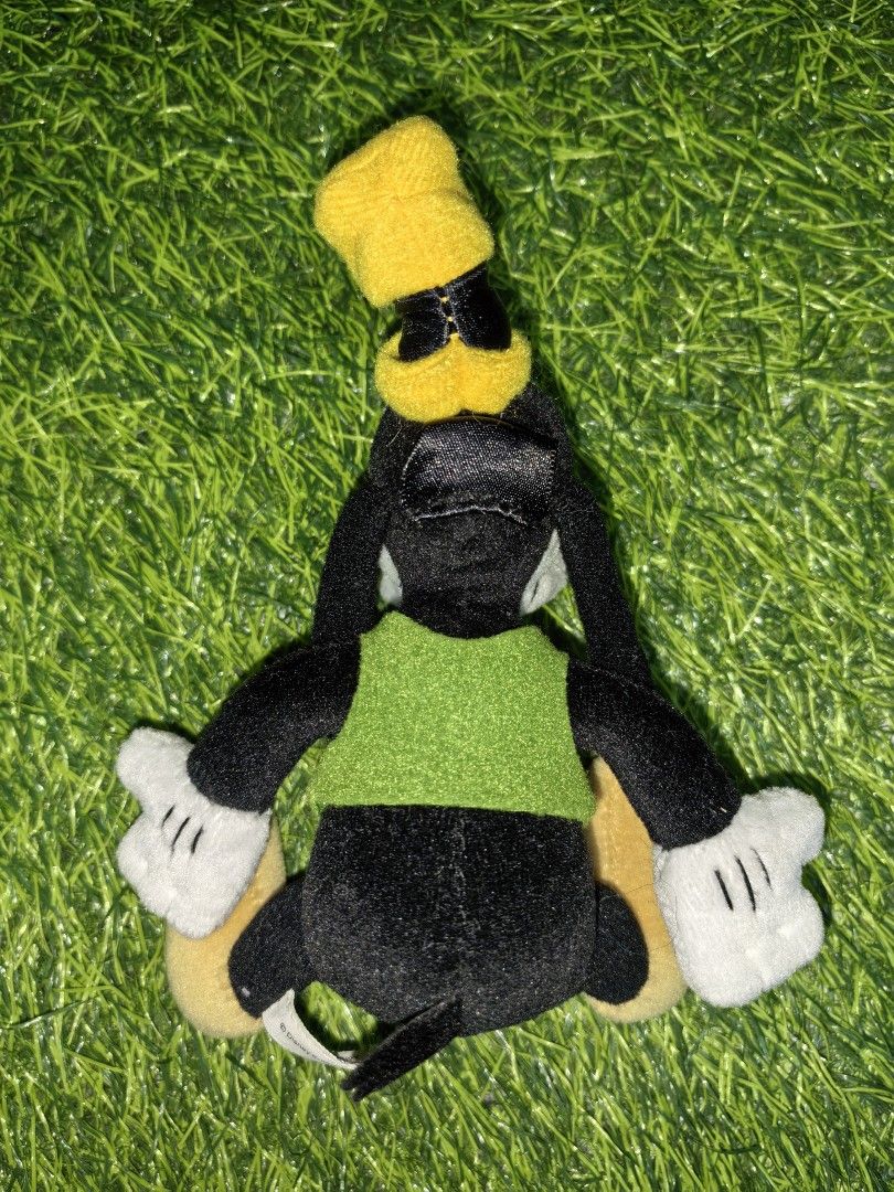 Disney Goofy Plush Toy (Category: Plushies & Soft Toys) located in Paranaque City. Submitted by furugiyafinds (Listing ID 1470457480, Image 2). Description: - Official Disney Goofy plush toy with authentic Disney Enterprises Inc. back tag - Classic outfit featuring a green vest, yellow hat, white gloves, and yellow shoes - Made with ultra-soft and cuddly fabric material - Designed in a cute, stable sitting pose - Great addition to any Disney coll