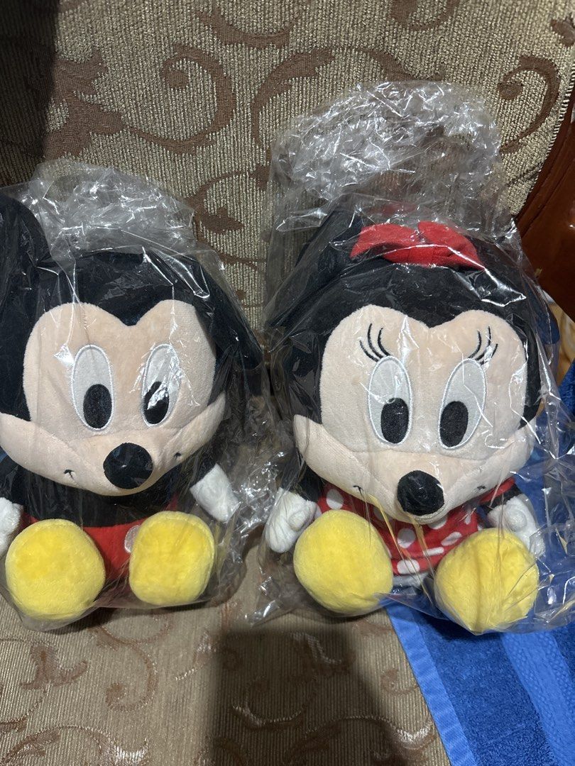 Disney Mickey Mouse plush toy stuffed animal (Category: Plushies & Soft Toys) located in Manila. Submitted by teresa_012673 (Listing ID 1470488740, Image 3). Description: - Item: Disney Mickey Mouse Plush Toy - Condition: Brand new, still sealed in original plastic wrapping, clean and untouched - Design: Classic look featuring iconic red shorts, yellow shoes, and white gloves - Size: Standard medium - Perfect for: Collectors, gifts, or Disney fan
