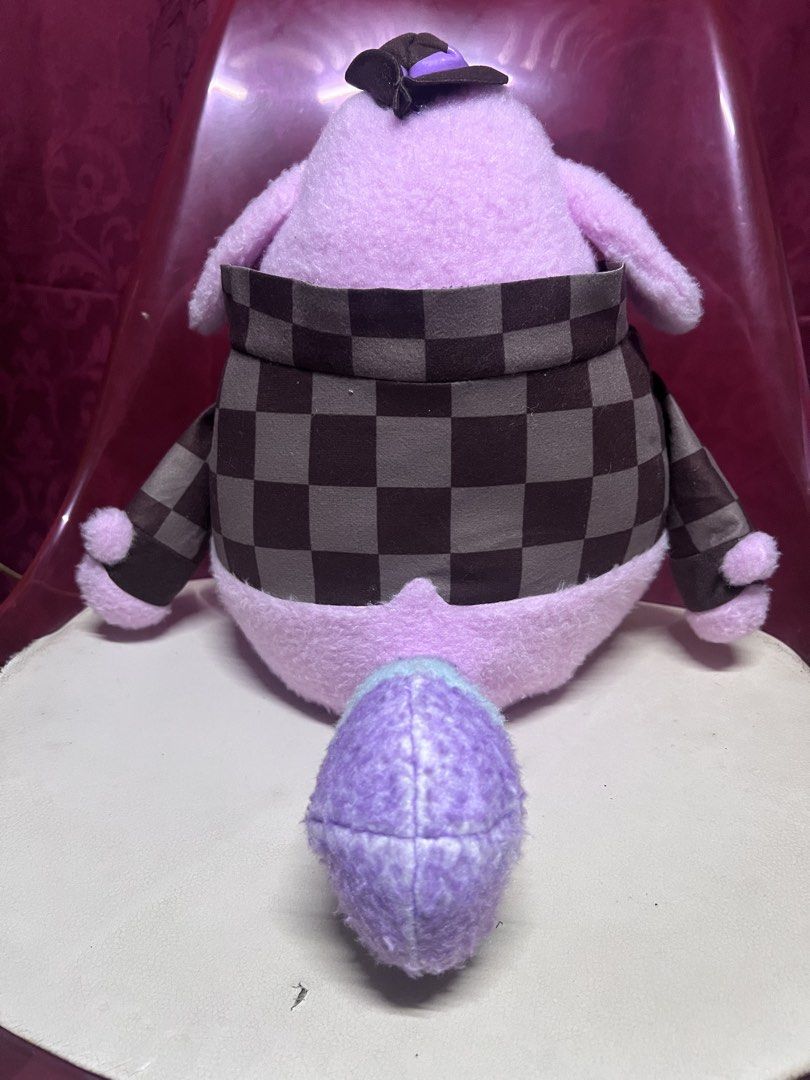 Disney Pixar Inside Out Bungbong Plush Doll (Category: Plushies & Soft Toys) located in Bulacan. Submitted by haven_plushie_dolls.888 (Listing ID 1470430521, Image 2). Description: - Authentic Disney Pixar Inside Out Bingbong plush toy - Dressed in a charming brown checkered jacket, purple bowtie, and mini hat - Soft fabric body with striped legs and high-quality embroidered face details - Official merchandise tag attached at the back - Perfect a