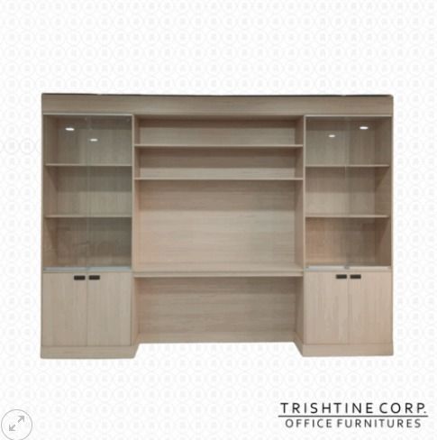 Display Shelf with Protective Glass (Category: Office Furniture & Fixtures) located in Caloocan City. Submitted by jim.trishtineofficefurnitures (Listing ID 1470435472, Image 2). Description: 18mm laminated marine Melamine finish With 2 swing door cabinet for storage Dimension: W350 x D42.6 x H260 cm We can customize to your preferred size and design DISCLAIMER: PRICE IS FOR POSTING PURPOSES ONLY.