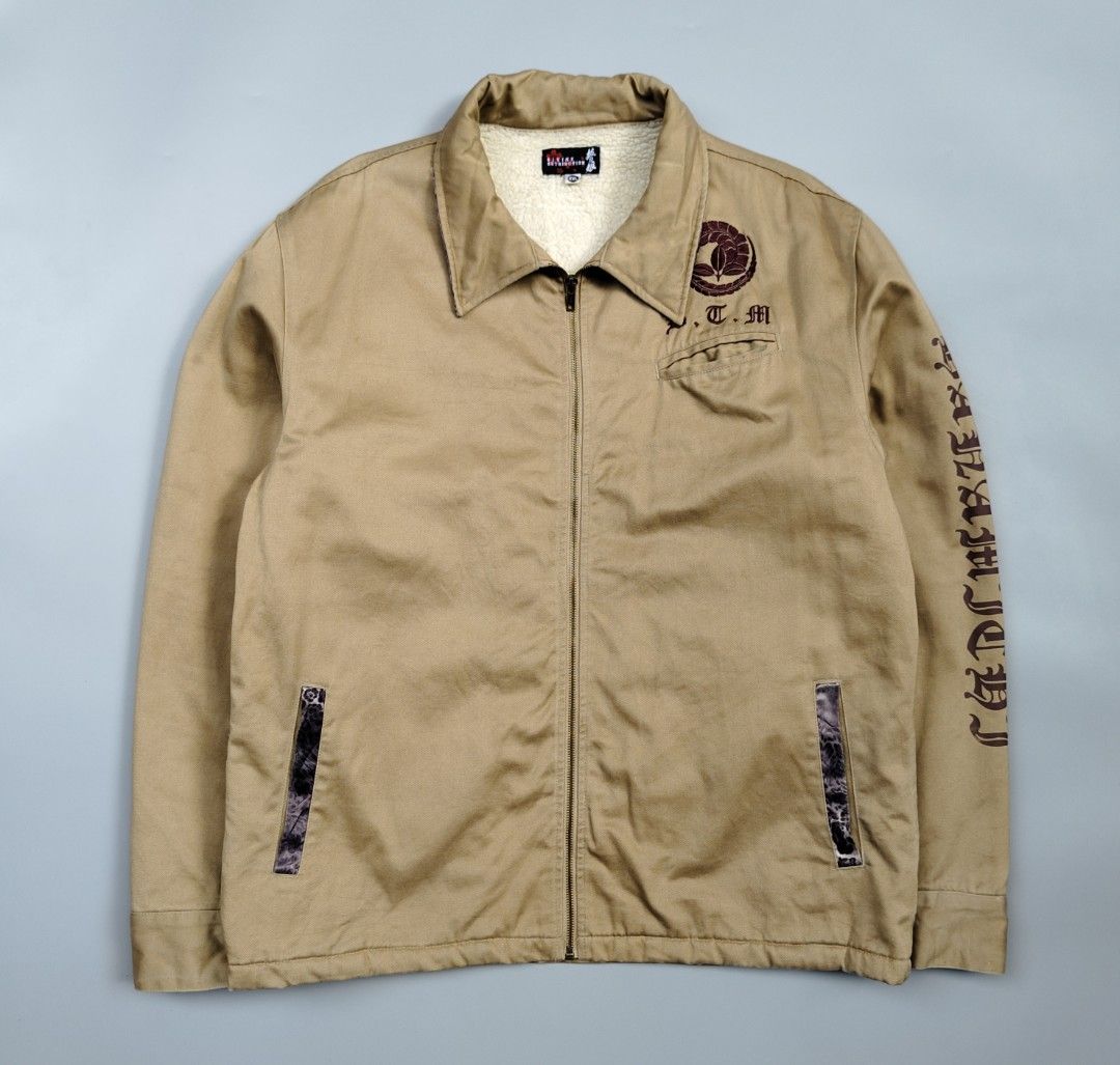 Divine Retribution jacket(AUTHENTIC) (Category: Coats, Jackets and Outerwear) located in Baguio. Submitted by archival_thrifted.ph. (Listing ID 1470464850, Image 2). Description: FOR SALE‼️ .DIVINE RETRIBUTION MENS JACKET .STILL IN GOOD CONDITION .W/NORMAL SIGNS OF USAGE .XXL ON TAG CAN FIT LARGE .PHP 3200 PLUS SF .❌❌ COP/COD .MOP GCASH .COURIER J&T .BAGUIO AREA .DM FOR SURE BUYER TY.