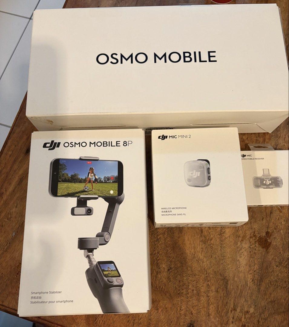 Dji Osmo Mobile 8P Creator Combo + Accessories (Category: Gimbals & Stabilizers ) located in Pasig City. Submitted by 1089autotrading (Listing ID 1470555303, Image 1). Description: For SALE‼️ Good as NEW‼️ DJi Osmo Mobile 8P Creator Combo Purchased separately: + DJi Mic Mini 2 + DJi Tripod + carrying case Selling Price: ₱10,000 (Take All).