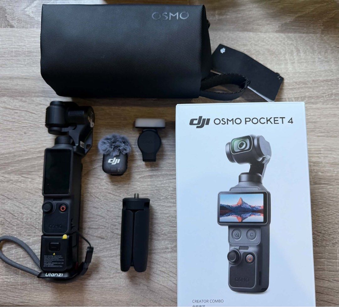 DJI OSMO POCKET 4 - CREATOR COMBO (Category: Video Cameras) located in Manila. Submitted by cabrerakvn.27 (Listing ID 1470365381, Image 1). Description: 📸 FOR SALE: DJI OSMO POCKET 4 – CREATOR COMBO ✨ Selling my DJI Osmo Pocket 4 Creator Combo in GOOD AS NEW condition! 💯 ✅ Good as new ✅ Creator Combo ✅ Used only around 6 times ✅ Well-maintained and in excellent condition ✅ 2 Freebies Accessories (Osmo Pocket Cover and Ulanzi Magnetic Tripod) RF