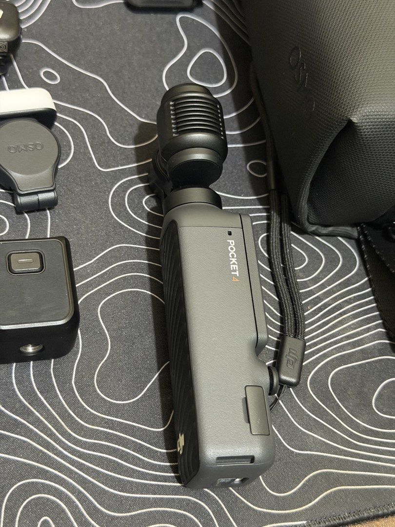 DJI Osmo Pocket 4 Creator Combo (Category: Video Cameras) located in Manila. Submitted by itsmesaiii (Listing ID 1470527714, Image 2). Description: DJI Osmo Pocket 4 Creator Combo Selling with almost complete accessories, missing lang is yung one other bag and the gimbal protector. Everything else is here. Will also include black mist filter, nd filters, and 256gb SD Card. Absolutely zero issues. Crack there is the tempered glass which I can just