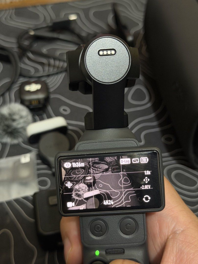 DJI Osmo Pocket 4 Creator Combo (Category: Video Cameras) located in Manila. Submitted by itsmesaiii (Listing ID 1470527714, Image 3). Description: DJI Osmo Pocket 4 Creator Combo Selling with almost complete accessories, missing lang is yung one other bag and the gimbal protector. Everything else is here. Will also include black mist filter, nd filters, and 256gb SD Card. Absolutely zero issues. Crack there is the tempered glass which I can just