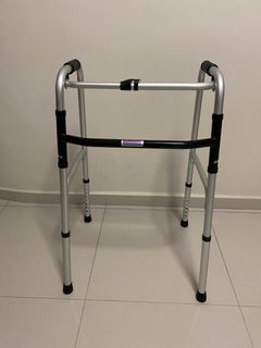 SIDDLE Orange and Silver Medical Walking Frame, Health & Nutrition ...