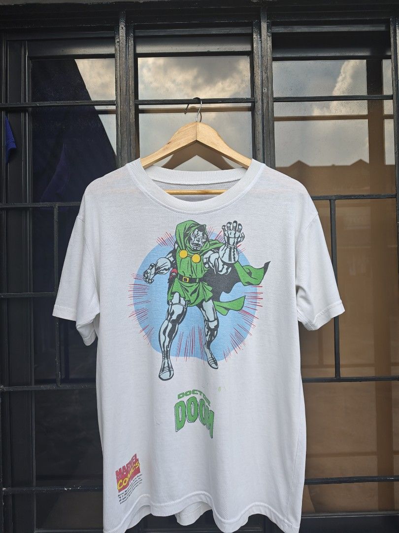 Dr. Doom 2006 (Category: Tshirts & Polo Shirts ) located in Quezon City. Submitted by oldsoulv1 (Listing ID 1470353254, Image 1). Description: Dr. Doom Epson shirt dated 2006 bagay na bagay sa parating na movie sa december. issues: pa check nalang po sa uploaded pics dimes: kindly check the last 2 slides ps: mas okay condi neto compare sa nauna kong na sold. 2200 shipped Quezon City📍.