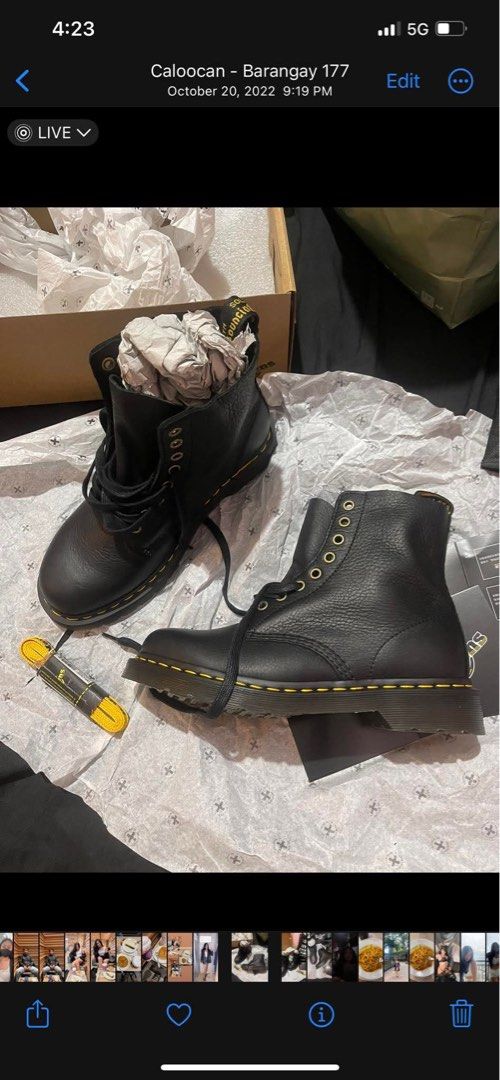 Dr. Martens 1460 Pascal Ambassador Leather Boots – Authentic, Barely Worn (Category: Boots) located in San Jose del Monte. Submitted by crismos21 (Listing ID 1470531629, Image 1). Description: Dr. Martens 1460 Pascal Ambassador Leather Boots 🖤 Selling my authentic Dr. Martens 1460 Pascal Ambassador leather boots, originally purchased for around ₱13,000 at TriNoma. Barely worn because they no longer match my personal style. Hoping to find them a 