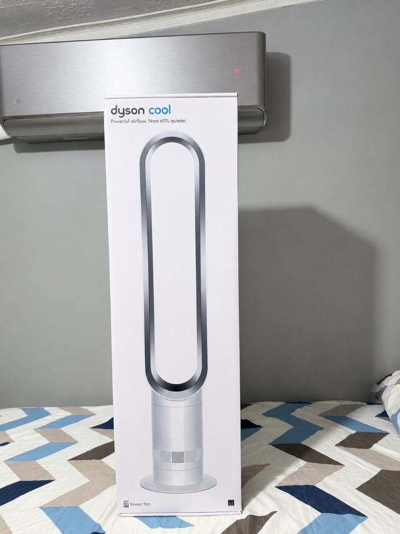 Dyson Cool AM07 Tower Fan (Category: Fans) located in Caloocan City. Submitted by holamoana (Listing ID 1470516881, Image 1). Description: FOR SALE: Dyson Cool™ AM07 Tower Fan (White/Silver) 💸 ₱20,000 — Negotiable Selling my Dyson Cool™ AM07 Tower Fan in White/Silver. ✅ Brand new and unused ✅ Fully sealed in its original box ✅ Powerful airflow ✅ Oscillation control ✅ Bladeless design for added safety ✅ Easy to clean ✅ Ideal for larger spaces 📦 