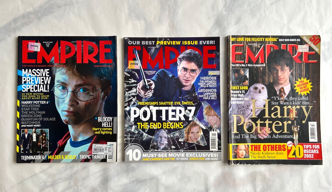 Empire Movie Magazine Harry Potter Special Collector Issues Bundle ...