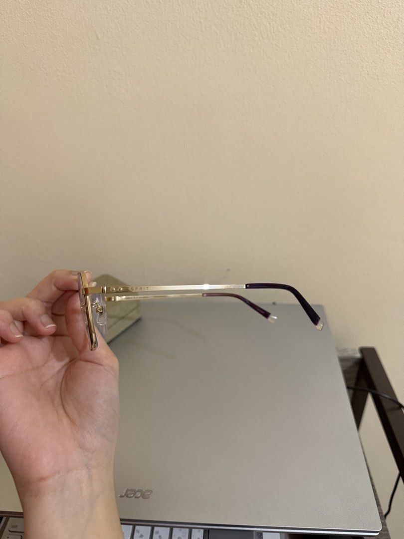 Esprit Eyeglasses Rose Gold with Purple (Category: Vision Care) located in Marikina City. Submitted by prelovedbybcube (Listing ID 1470453051, Image 3). Description: ESPRIT ET14317 color-577 With grade (included in the photo).