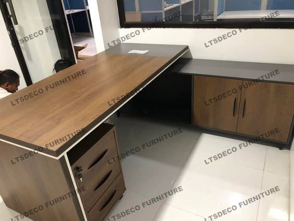 EXECUTIVE OFFICE TABLE OFFICE FURNITURE (Category: Everything Else Others) located in Quezon City. Submitted by youngearth_667e84 (Listing ID 1470432623, Image 3). Description: OUR PRODUCTS LINE & SERVICES Office Partitions & Workstations ☑Modular partitions ☑ BPO workstations ☑ cubicles ☑ floor-to-ceiling dividers ☑ toilet partitions ☑ operable walls & accordion doors Office Furniture ☑ Executive chair ☑ clerical chair ☑ mesh chair ☑ visitor cha