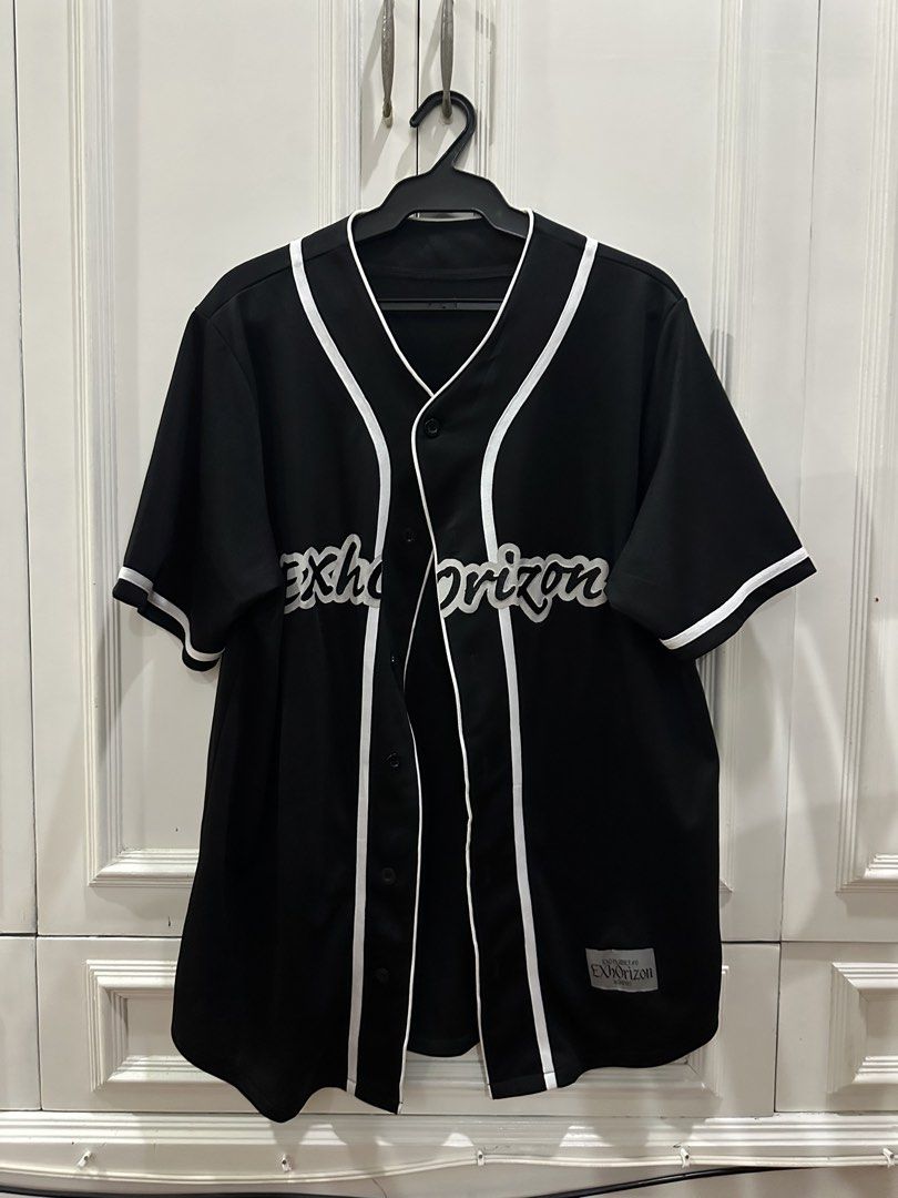 EXhOrizon Japan Baseball Jersey (Chanyeol) (Category: Activewear) located in Paranaque City. Submitted by saystokki (Listing ID 1470492024, Image 1). Description: Used once! Bought during a group order! I also have the random POB photocard that came with it (Kai) .