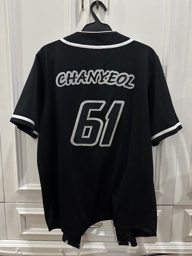 EXhOrizon Japan Baseball Jersey (Chanyeol) (Category: Activewear) located in Paranaque City. Submitted by saystokki (Listing ID 1470492024, Image 2). Description: Used once! Bought during a group order! I also have the random POB photocard that came with it (Kai) .