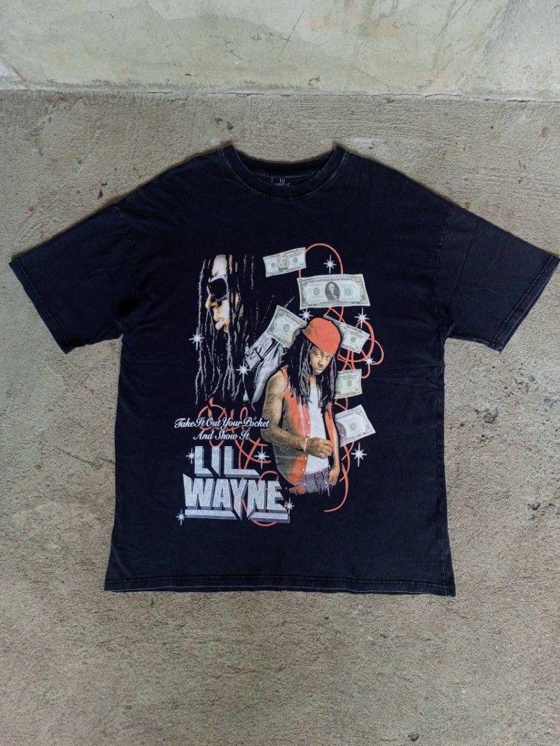 FACTORIE / Cotton On Group x Lil Wayne - Official Licensed Graphic Tee (Category: Tshirts & Polo Shirts ) located in Davao. Submitted by pluke_thrifter26 (Listing ID 1470358507, Image 1). Description: EXCELLENT CONDITION 📌 NO ISSUE 📌 SIZE LARGE TO XL📌 10/10 COLOR RATE 📌 CAN DO MEET UP AROUND DAVAO AND SHIP NATIONWIDE 🌐 DM 📥📥.