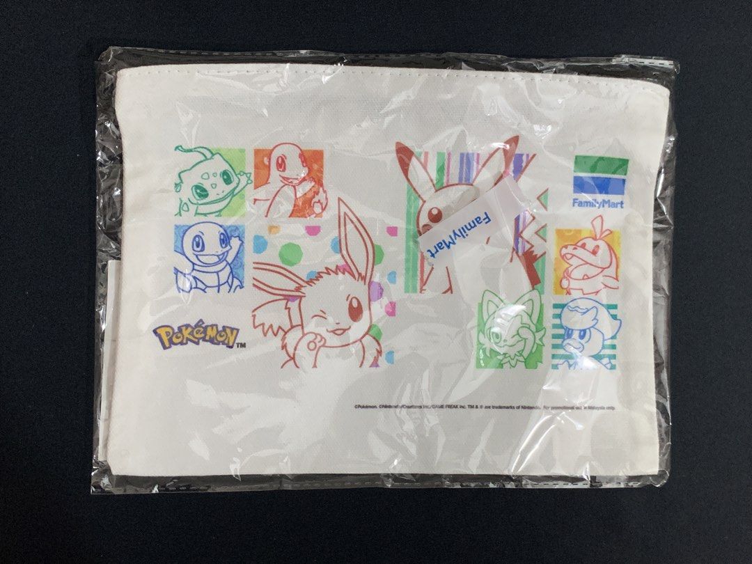 Making A Character Discription FamilyMart Pokémon Character Pouch White, Toys & Collectibles, Fan ...