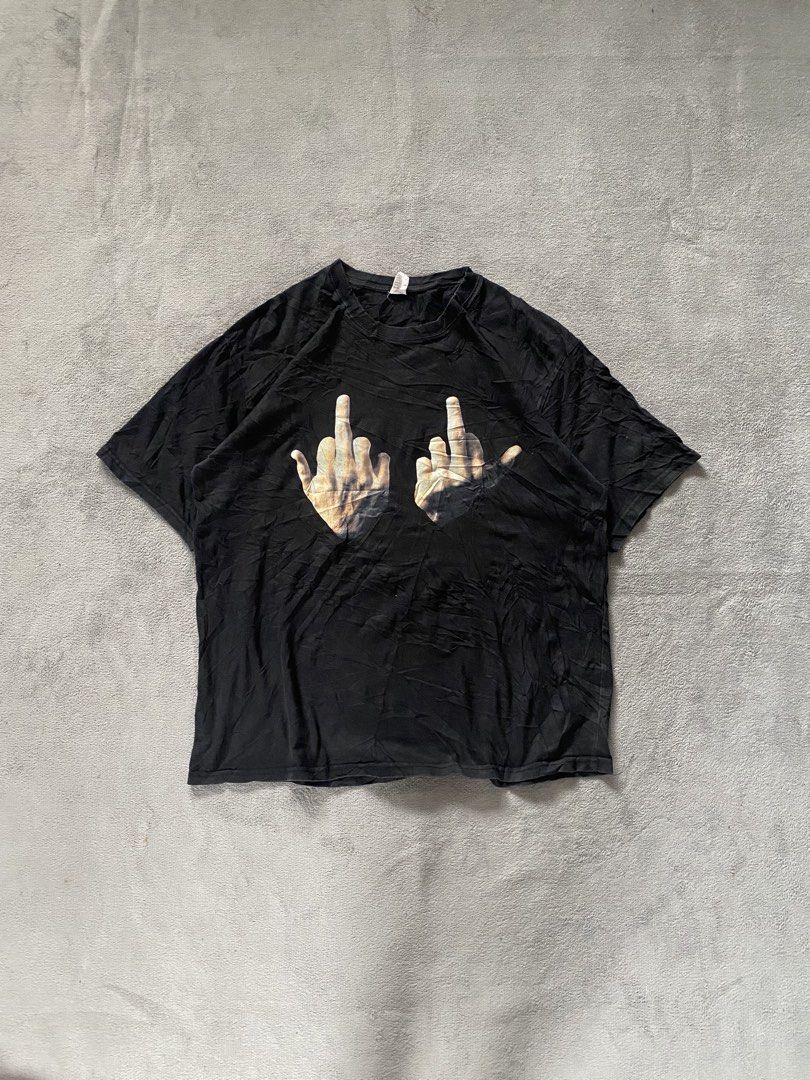Fck U Shirt (Category: Tshirts & Polo Shirts ) located in Ozamiz City. Submitted by thriftnikael (Listing ID 1470511280, Image 1). Description: width: 24 length: 29 size: xl Color rate: 10/10 Condition: 10/10 Issue: n/a .