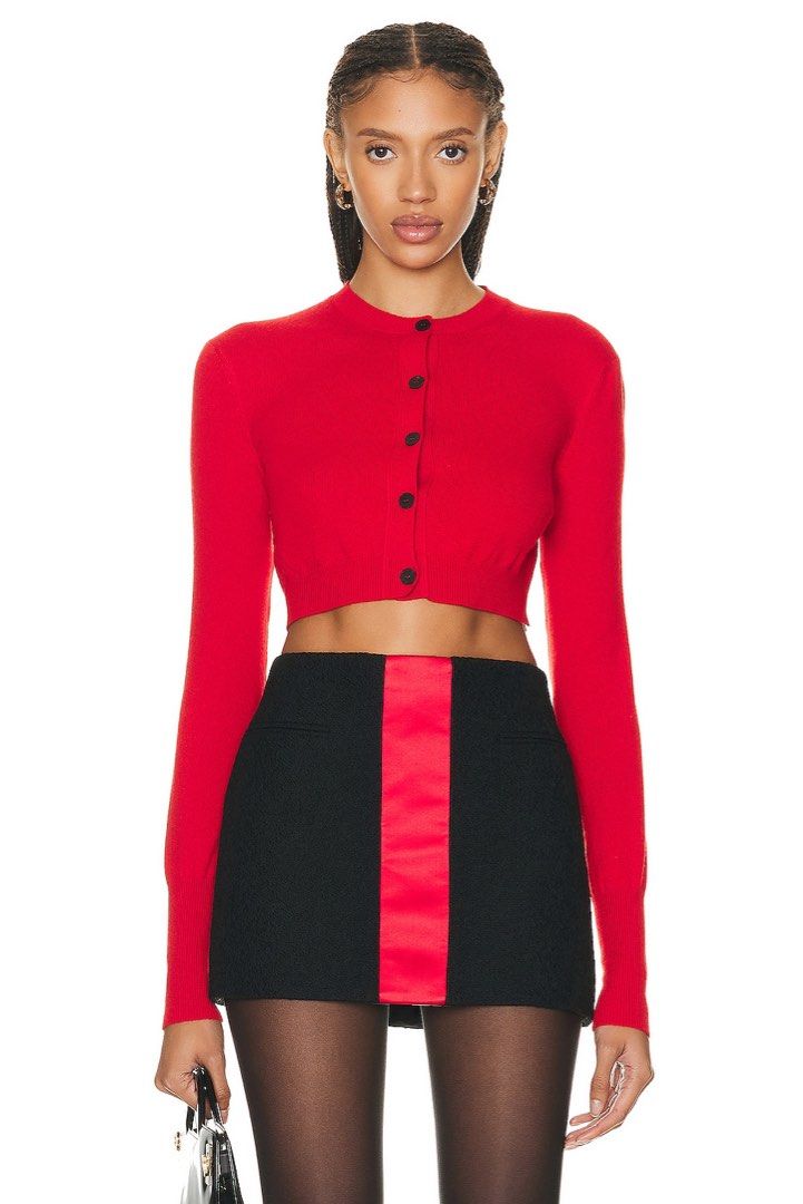 Ferragamo Cashmere Cropped Cardigan (Category: Coats, Jackets and Outerwear) located in Cebu City. Submitted by franceuy (Listing ID 1470473190, Image 2). Description: Good As New No Issue W-16 L-15 Color rate: 10/10 Cebu City📍.