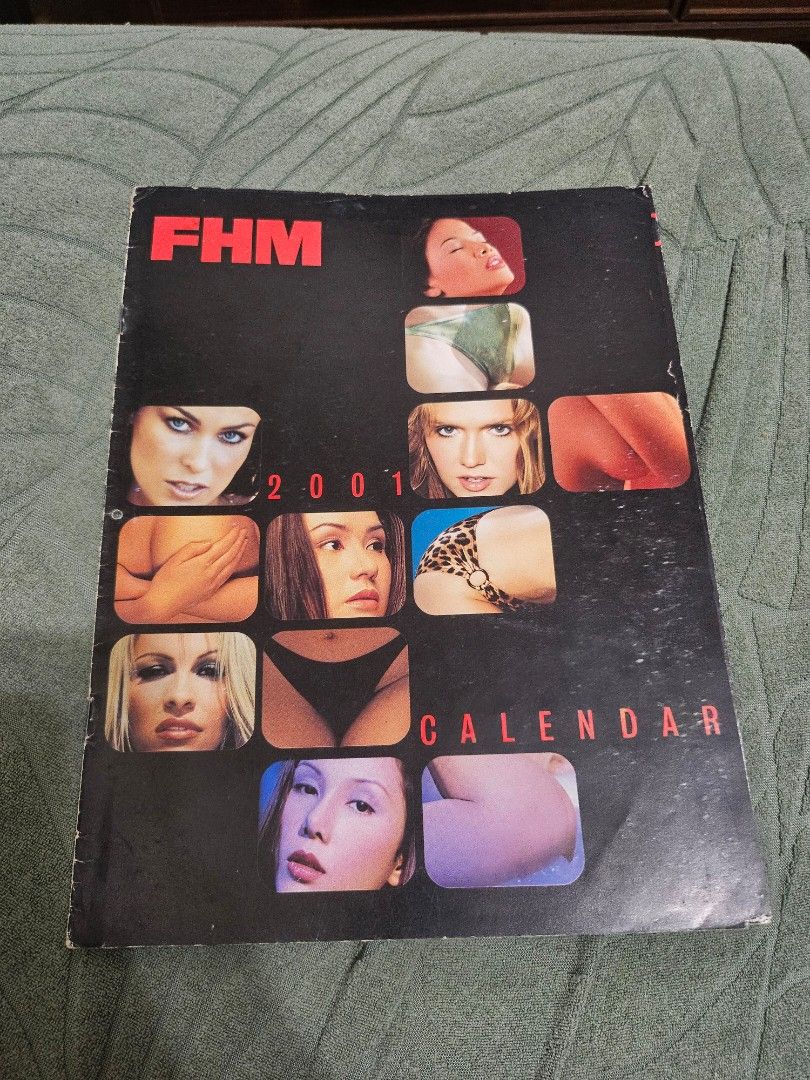 FHM Philippines 2001 Calendar (Category: Magazines) located in Las Pinas. Submitted by josephlatosa14 (Listing ID 1470461245, Image 1). Description: Good Condition please manage expectations as these are old issues. can send photos SF via LBC/ Gogo Express but lalamove is preferred. buyer books and pays PM me for inquiries.