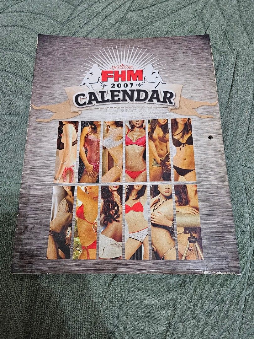 FHM Philippines 2007 Calendar (Category: Magazines) located in Las Pinas. Submitted by josephlatosa14 (Listing ID 1470459875, Image 1). Description: Good Condition please manage expectations as these are old issues. can send photos SF via GGX but lalamove is preferred. buyer books and pays PM me for inquiries.