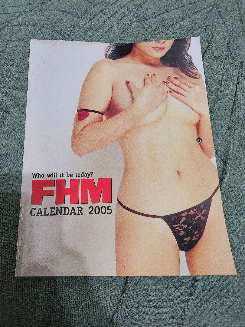 FHM Philippines Calendar 2005 (Category: Magazines) located in Las Pinas. Submitted by josephlatosa14 (Listing ID 1470460710, Image 1). Description: Good Condition please manage expectations as these are old issues. can send photos SF via LBC/ Gogo Express but lalamove is preferred. buyer books and pays PM me for inquiries.