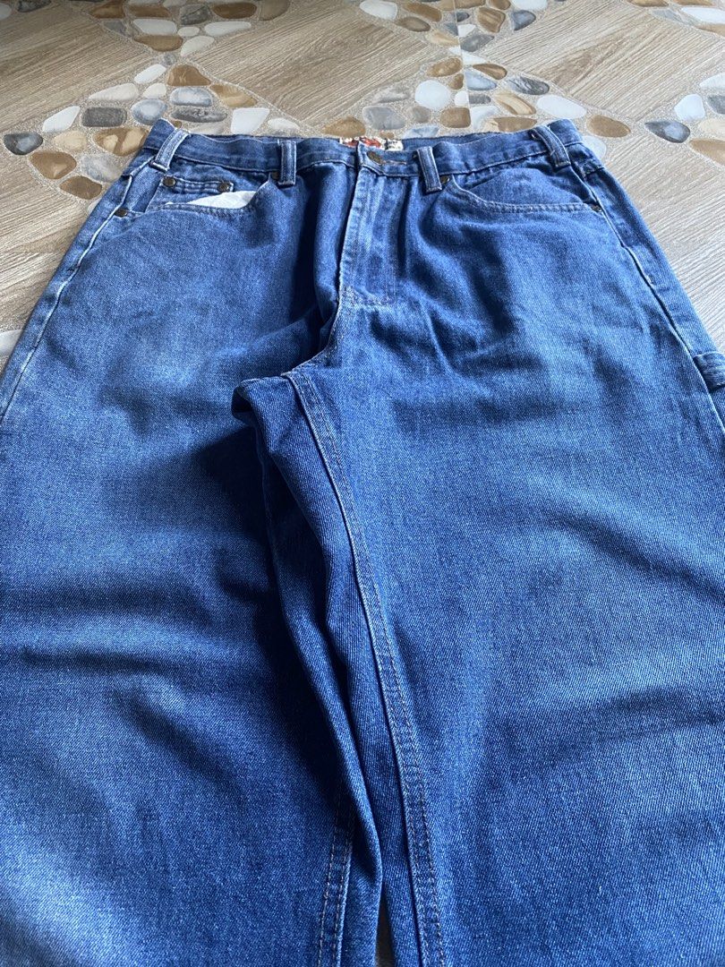 Field N Forest Rugged Apparel Denim Carpenter Jeans (Category: Jeans) located in Angeles City. Submitted by toyjunks (Listing ID 1470416807, Image 2). Description: Conditions: 9/10 Dimes: Width: 30-32 Length: 39.5 almost 40 Hem: 13.5 Leg hole: 9 price +sf .
