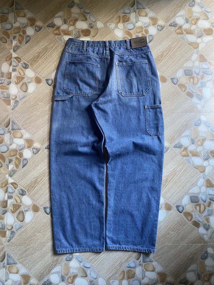 Field N Forest Rugged Apparel Denim Carpenter Jeans (Category: Jeans) located in Angeles City. Submitted by toyjunks (Listing ID 1470416807, Image 3). Description: Conditions: 9/10 Dimes: Width: 30-32 Length: 39.5 almost 40 Hem: 13.5 Leg hole: 9 price +sf .